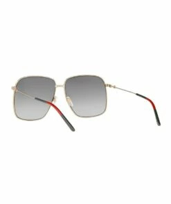 GUCCI Grey Square Sunglasses GC001179 440158 -RAY-BAN Online Store 661707460 6 720x928