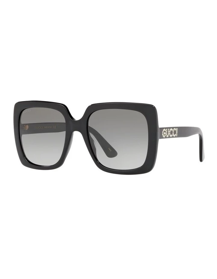 GUCCI Grey Rectangle Sunglasses GC001176 440245 1 GUCCI Grey Rectangle Sunglasses GC001176 440245