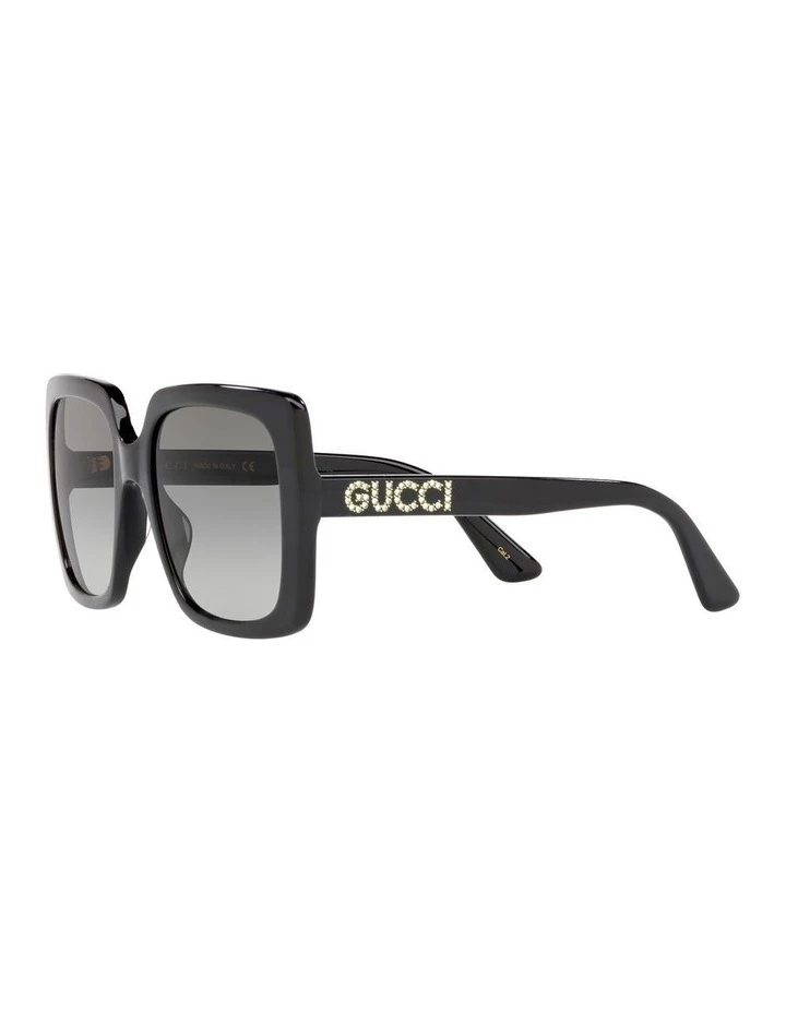 GUCCI Grey Rectangle Sunglasses GC001176 440245 3 GUCCI Grey Rectangle Sunglasses GC001176 440245 - Image 3