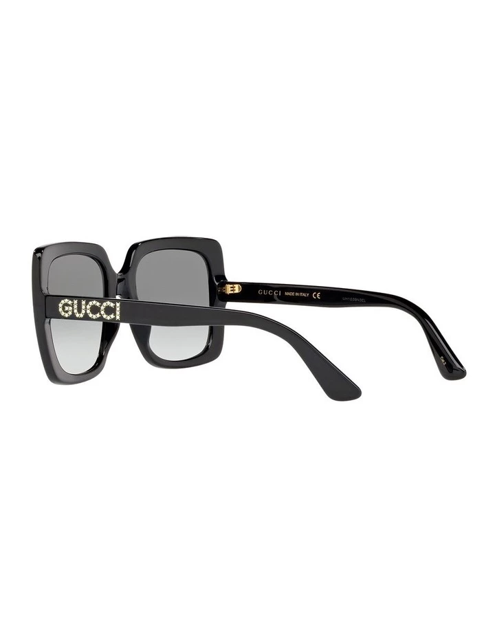 GUCCI Grey Rectangle Sunglasses GC001176 440245 5 GUCCI Grey Rectangle Sunglasses GC001176 440245 - Image 5