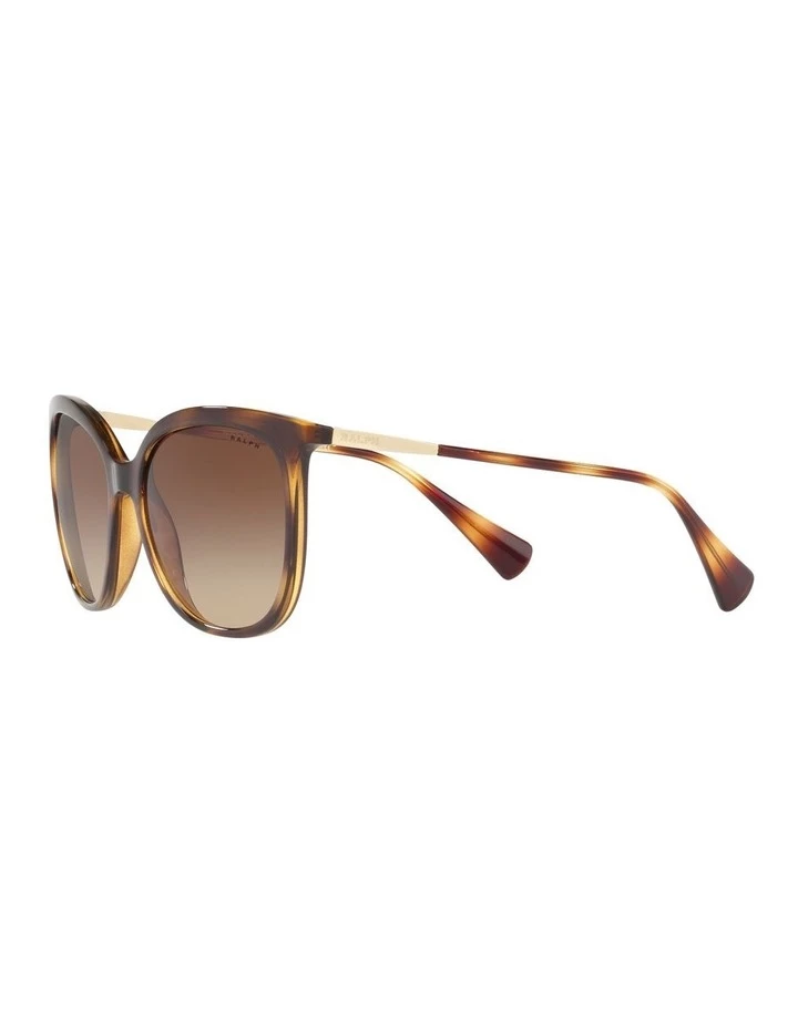 Ralph Lauren Brown Cat Eye Sunglasses RA5248 439823 3 Ralph Lauren Brown Cat Eye Sunglasses RA5248 439823 - Image 3