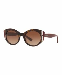 Valentino Brown Oval Sunglasses VA4039 439575