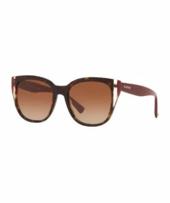 Valentino Brown Oval Sunglasses VA4040 439576