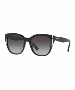 Valentino Grey Oval Sunglasses VA4040 439577