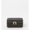 Design Studio Zip Around Travel Black Jewellery Box