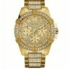 Guess Frontier Gold Stainless Steel Chronograph Watch W0799G2