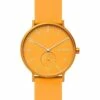 Skagen Aaren Kulor Yellow Silicone Analog Watch SKW6510