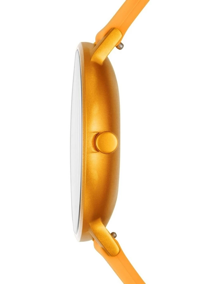 Skagen Aaren Kulor Yellow Silicone Analog Watch SKW6510 2 Skagen Aaren Kulor Yellow Silicone Analog Watch SKW6510 - Image 2