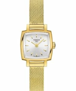 Tissot Lovely Square Gold Stainless Steel Quartz Watch T058.109.33.031.00