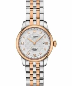 Tissot Le Locle Automatic Lady Grey/Rose Gold Stainless Steel Watch T006.207.22.036.00