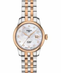 Tissot Le Locle Automatic Lady Grey/Rose Gold Stainless Steel Watch T006.207.22.116.00