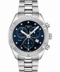 Tissot PR 100 Sport Chic Blue Stainless Steel Chronograph Watch T101.917.11.046.00
