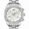 Tissot PR 100 Sport Chic Chronograph White Stainless Steel Watch T101.917.11.116.00