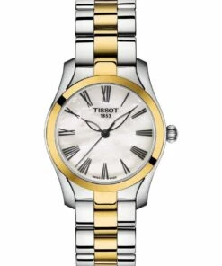 Tissot T-Wave Grey/Yellow Gold Stainless Steel Quartz Watch T112.210.22.113.00