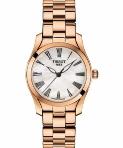 Tissot T-Wave Rose Gold Stainless Steel Quartz Watch T112.210.33.113.00