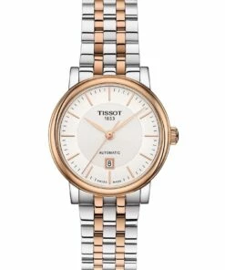 Tissot Carson Premium Automatic Lady Grey/Rose Gold Stainless Steel Watch T122.207.22.031.01