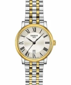 Tissot Carson Premium Lady Yellow Gold Stainless Steel Quartz Watch T122.210.22.033.00