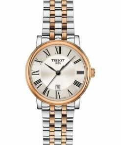 Tissot Carson Premium Lady Grey/Rose Gold Stainless Steel Quartz Watch T122.210.22.033.01
