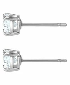 Swarovski Attract Pierced Silver Stud Earrings -RAY-BAN Online Store 699661360 3 720x928