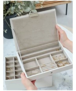 Stackers Classic Lid White Jewellery Box -RAY-BAN Online Store 699687190 3 720x928