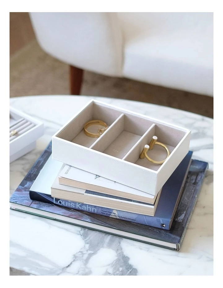 Stackers Classic Deep Watch Accessories Layer White Jewellery Box 4 Stackers Classic Deep Watch Accessories Layer White Jewellery Box - Image 4