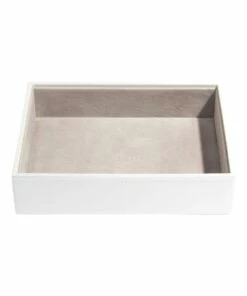 Stackers Classic Deep Chunky Layer White Jewellery Box