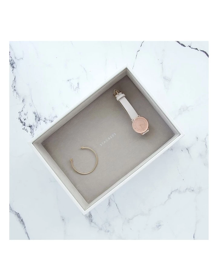 Stackers Classic Deep Chunky Layer White Jewellery Box 4 Stackers Classic Deep Chunky Layer White Jewellery Box - Image 4