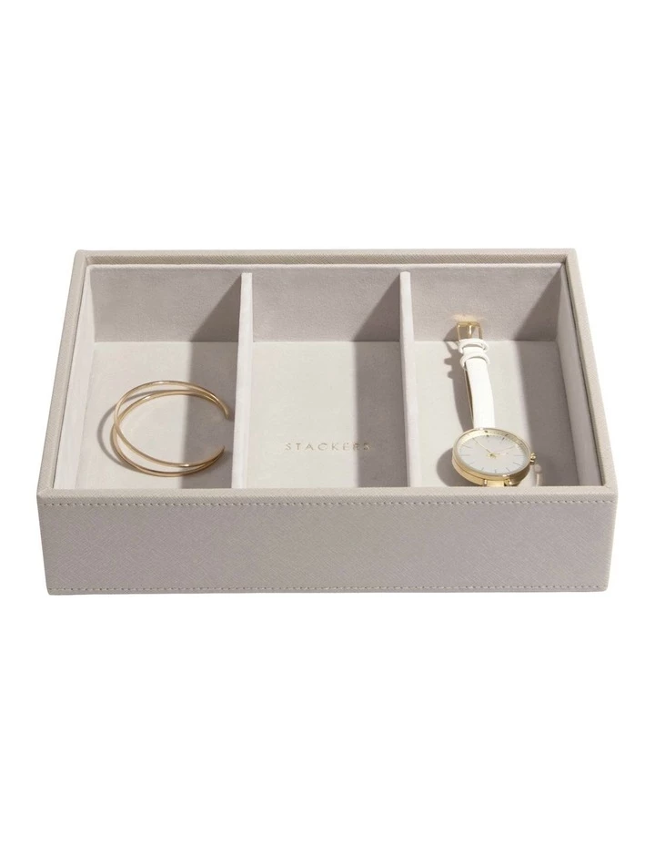 Stackers Classic Deep Watch Accessories Layer Taupe Jewellery Box 2 Stackers Classic Deep Watch Accessories Layer Taupe Jewellery Box - Image 2