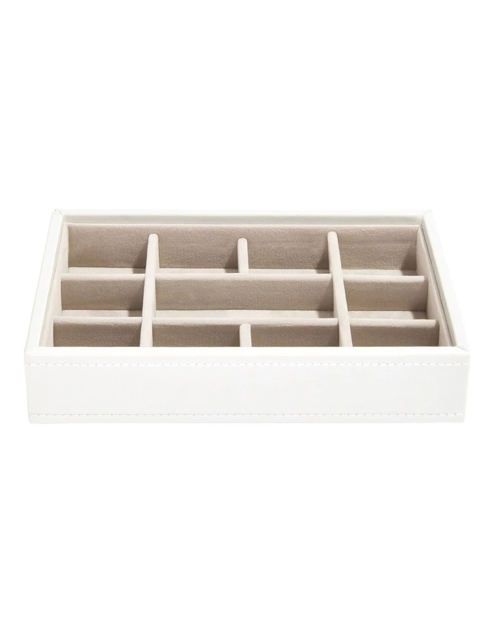 Stackers Mini Small Trinkets Layer White Jewellery Box 1 Stackers Mini Small Trinkets Layer White Jewellery Box
