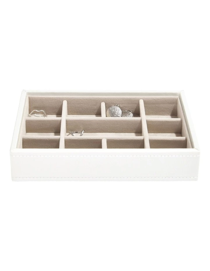 Stackers Mini Small Trinkets Layer White Jewellery Box 2 Stackers Mini Small Trinkets Layer White Jewellery Box - Image 2