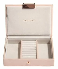 Stackers Mini Lid Blush Jewellery Box