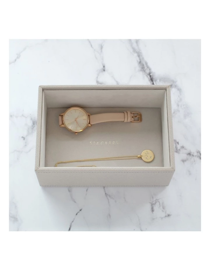 Stackers Mini Watch Accessories Layer Taupe Jewellery Box 4 Stackers Mini Watch Accessories Layer Taupe Jewellery Box - Image 4