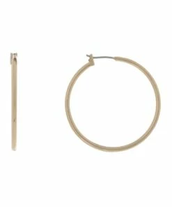 Piper 35mm Gold Hoop Earrings