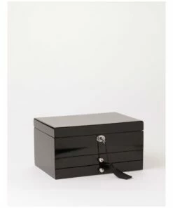 Design Studio Multi Drawer High Gloss Black Jewellery Box