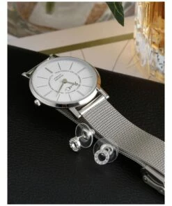 Piper Mini Pave Circle Silver Stud Earrings -RAY-BAN Online Store 715714660 3 720x928