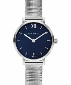 Paul Hewitt Sailor Line Blue/Silver Stainless Steel Quartz Watch PH-SA-S-XS-B-45S