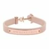 Paul Hewitt Signum Rose Gold/Nude Leather Bracelet PH-FSC-R-N-S