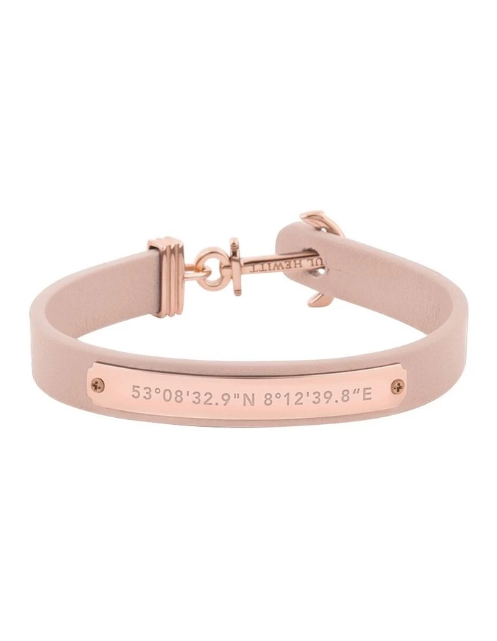 Paul Hewitt Signum Rose Gold/Nude Leather Bracelet PH-FSC-R-N-M 1 Paul Hewitt Signum Rose Gold/Nude Leather Bracelet PH-FSC-R-N-M