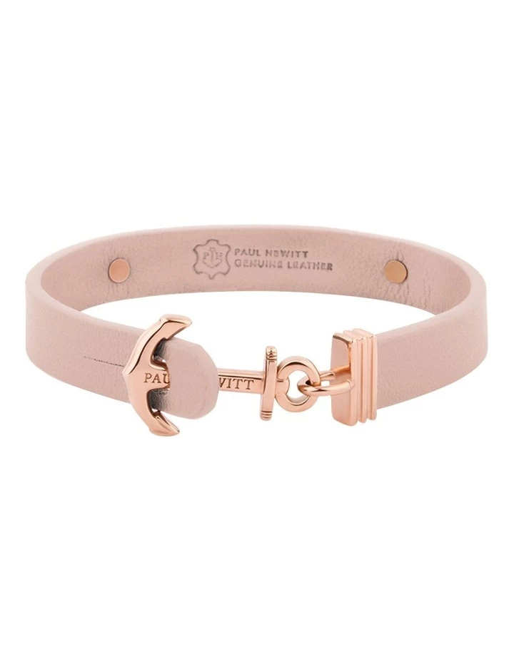 Paul Hewitt Signum Rose Gold/Nude Leather Bracelet PH-FSC-R-N-M 2 Paul Hewitt Signum Rose Gold/Nude Leather Bracelet PH-FSC-R-N-M - Image 2