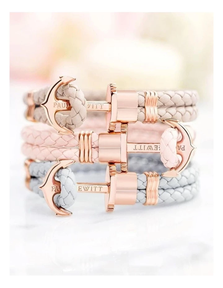 Paul Hewitt Phrep Pink Leather Bracelet PH PH L R Pr XL 3 Paul Hewitt Phrep Pink Leather Bracelet PH PH L R Pr XL - Image 3