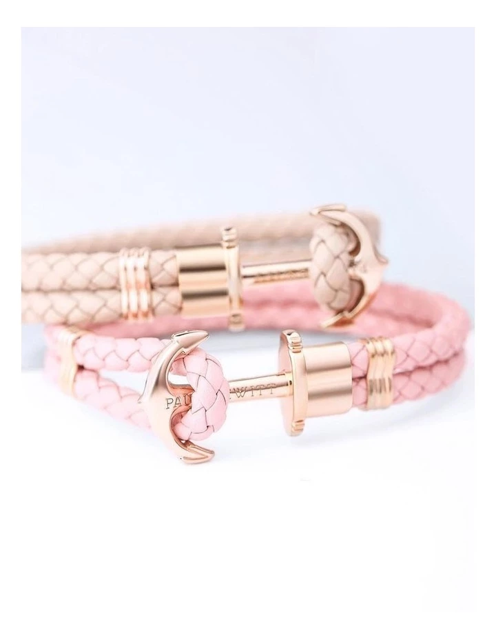 Paul Hewitt Phrep Pink Leather Bracelet PH PH L R Pr XXL 2 Paul Hewitt Phrep Pink Leather Bracelet PH PH L R Pr XXL - Image 2