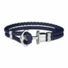 Paul Hewitt Phrep Navy Blue Leather Bracelet PH-PH-L-S-N-L