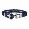 Paul Hewitt Phrep Navy Blue Leather Bracelet PH-PH-L-S-N-S
