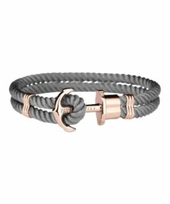 Paul Hewitt Phrep Grey Nylon Bracelet PH-PH-N-R-Gr-L