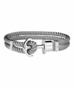 Paul Hewitt Phrep Grey Nylon Bracelet PH-PH-N-S-Gr-XXL