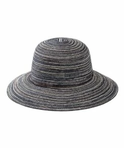 Gregory Ladner Melange With Tie Navy Bucket Hat