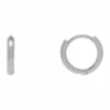 Piper Huggie Silver Hoop Earrings