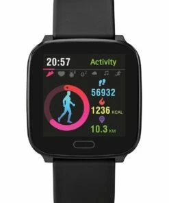 IConnect by Timex Active 37mm Black Resin Strap Smartwatch TW5M34100
