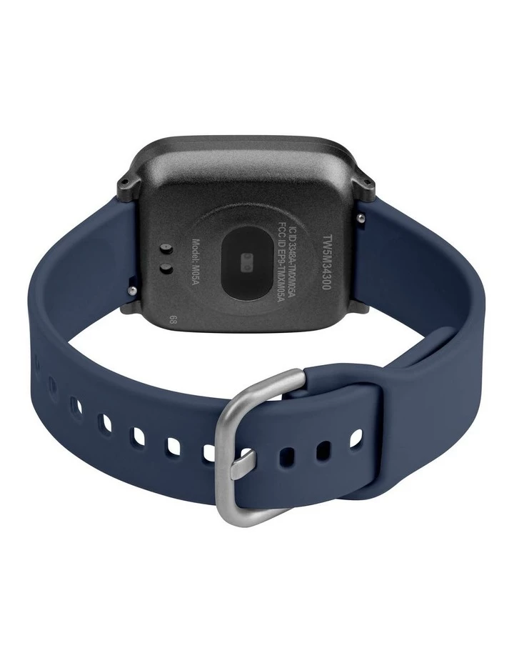 IConnect by Timex Active 37mm Navy Resin Strap Smartwatch TW5M34300 3 IConnect by Timex Active 37mm Navy Resin Strap Smartwatch TW5M34300 - Image 3