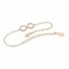 Georgini Infinity Sterling Silver Rose Gold Bracelet
